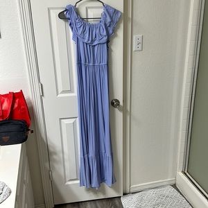 Baby blue maxi dress